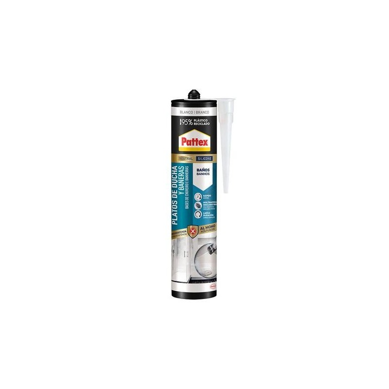 SILICONA ESPECIAL PLATO DUCHA Y BAÑERA BLANC 280ML