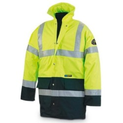 PARKA FLUO MIXTA AMARILLA/AZUL T.L 288PFMIXYFA
