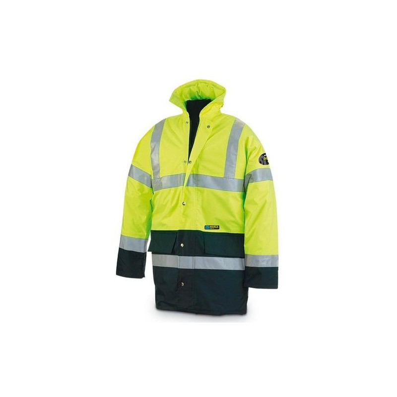 PARKA FLUO MIXTA AMARILLA/AZUL T.XXL 288PFMIXYFA