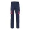 PANTALON STRETCH BICOLOR  AZUL/ROJO T.42 103024S