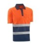 POLO M/C ALTA VISIBILIDAD LONDON NARANJ/MARINO T.S