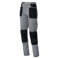PANTALÓN STRETCH GRIS/ NEGRO 8730B-080 T.5XL