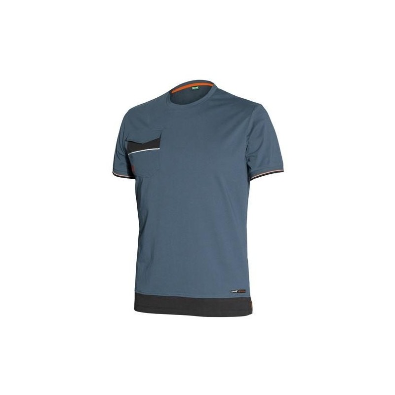 CAMISETA BOOM AZUL 100% ALGODON T. M  8810B-040-M
