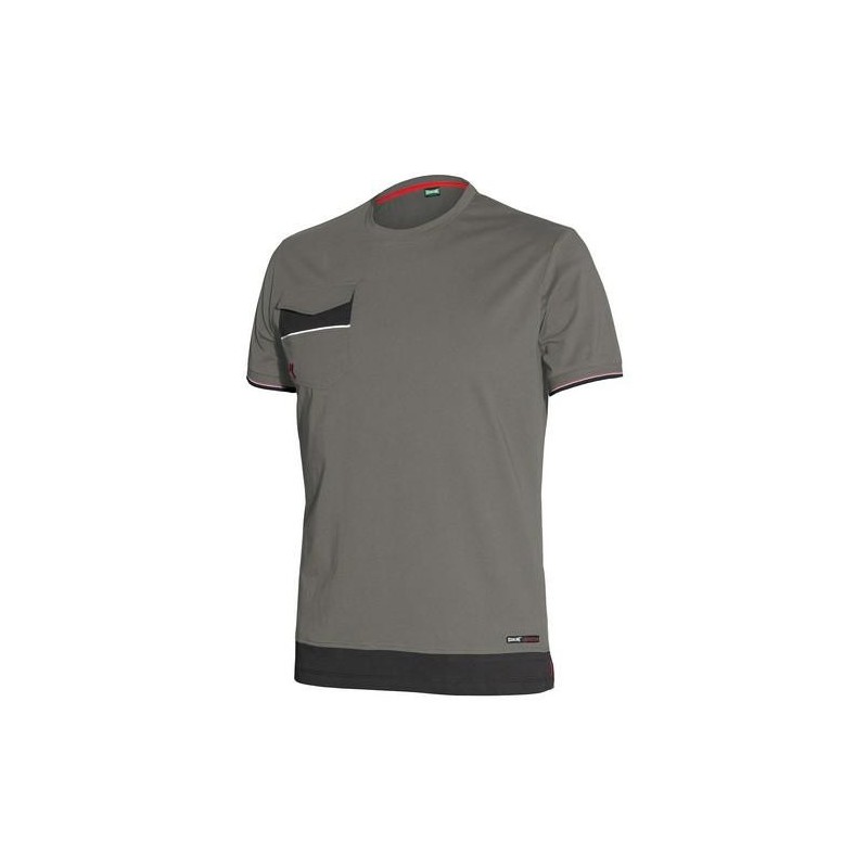 CAMISETA BOOM GRIS 100% ALGODON T. M 8810B-080-M