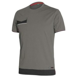 CAMISETA BOOM GRIS 100% ALGODON T. L 8810B-080-L