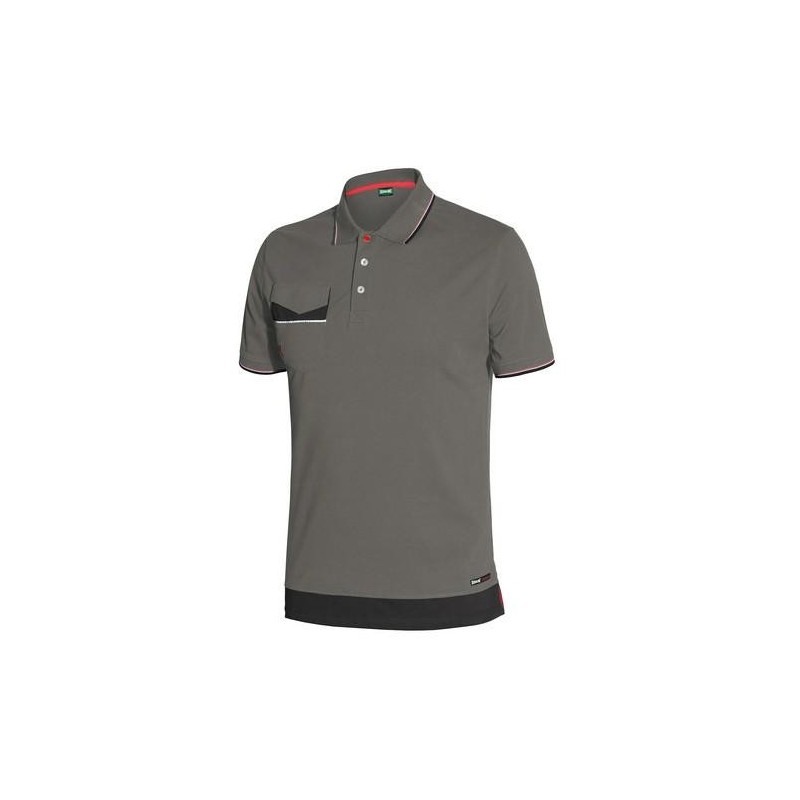 POLO BOOM GRIS ANTRA / NEGRO 8815B-080 T.S