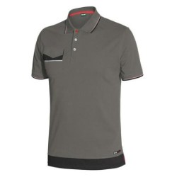 POLO BOOM GRIS ANTRA / NEGRO 8815B-080 T. XXL