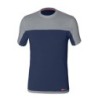CAMISETA STRETCH AZUL/GRIS 8772 T-M