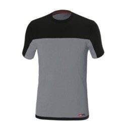 CAMISETA STRETCH GRIS/NEGRO 8772 T-XL