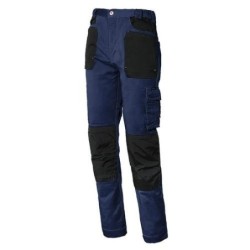 PANTALON STRETCH AZUL/ NEGRO 8730B-040 T. 3XL