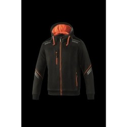 SUDADERA TECNICA COLORADO NEGRO/NARANJA T.L