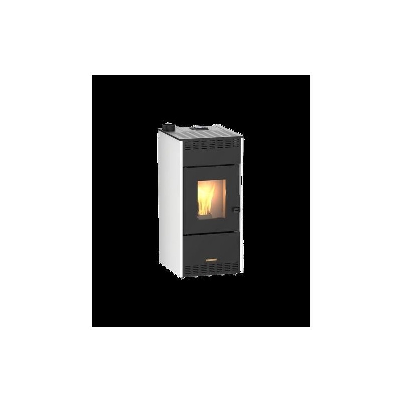 ESTUFA PELLET 10KW CANALIZADA MARENI 10 S BLANCA