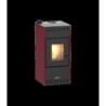 ESTUFA PELLET 10KW CANALIZADA MARENI 10 S ROJA