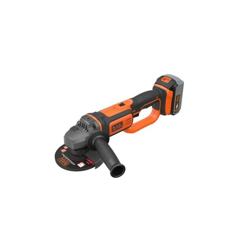 AMOLADORA 18V 125MM BATERIA 4,0AH 1 DISCO 125M