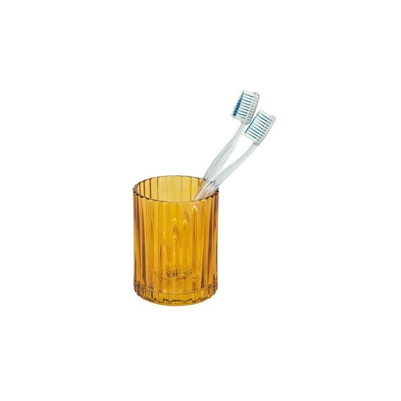 VASO DE DIENTES VIDRIO POMPEI AMBAR 26153100