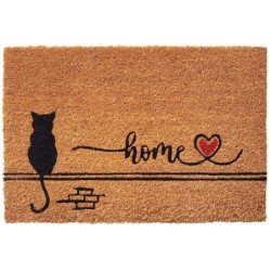 FELPUDO COCO NATURAL GATO CASA 40X60 50016