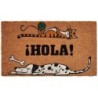 FELPUDO COCO NATURAL ANIMALES HOLA 40X70 50063