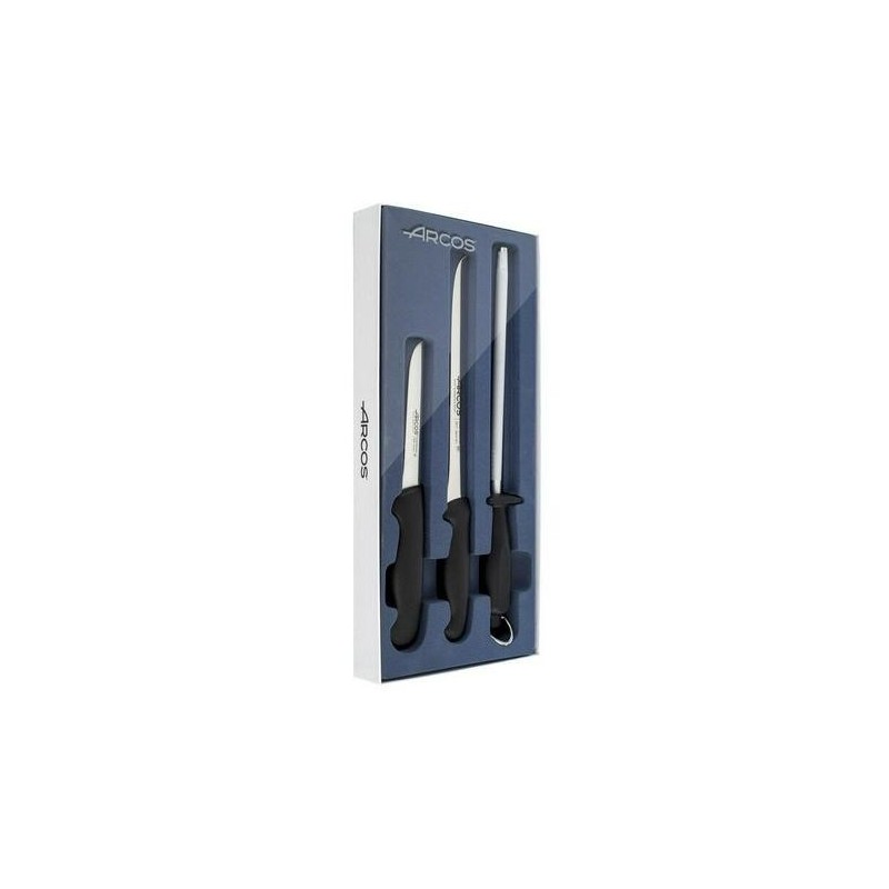 JUEGO JAMONERO COCINA 3 PZAS ACERO INOX 859400