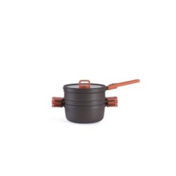 BATERIA COCINA SERIE COMPAC 4PZAS 24CM ALUM FUNDID