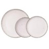 VAJILLA CERAMICA CREMA 12 PIEZAS DUNA QUID 5426271