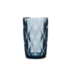 VASO ALTO AZUL 6UDS VIDRIO 40CL MAIA QUID 5428065