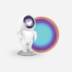 LAMPARA ASTRONAUTA PROYECCION AZUL ARCOIRIS INFANT