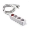 BASE 3 TOMAS/TT. CABLE 1.5 M. C/INTERRUPTOR 9/703