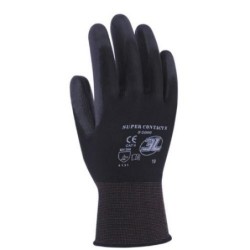 GUANTE SUPERCONTACT N NEGRO TALLA 8 SC-2000