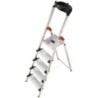 ESCALERA DOMESTICA PELDAÑOS ANCHOS 5 XXL PLASTICA