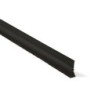BURLETE SUELO DESNIVELADO PELO 100CM 18MM NEGRO