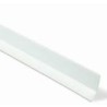 BURLETE GOMA BAJO PUERTA 100CM ADHESIVO BLANCO