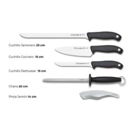 SET CUCHILLO JAMONERO EVO 5 PIEZAS 01940