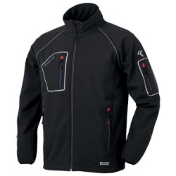 CHAQUETA JUST SOFTSHELL NEGRO T.L 04515NB-060