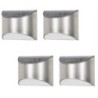 PACK 4 APLIQUES SOLARES LED EXTERIOR PARED 61581