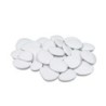 PIEDRAS DECORARIVAS PLASTICO (24UDS)  BLANCAS