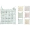 COJIN SILLA CUADRADO A RALLAS 40CM SURTIDO