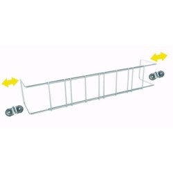 SOPORTE VENTANA EXTEN.150CM.GRIS 3510