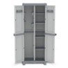 ARMARIO DE RESINA WAVE ESCOBERO GRIS 181X70X43CM