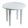 MESA JARDIN REDONDA  90 CM.BL. 4024