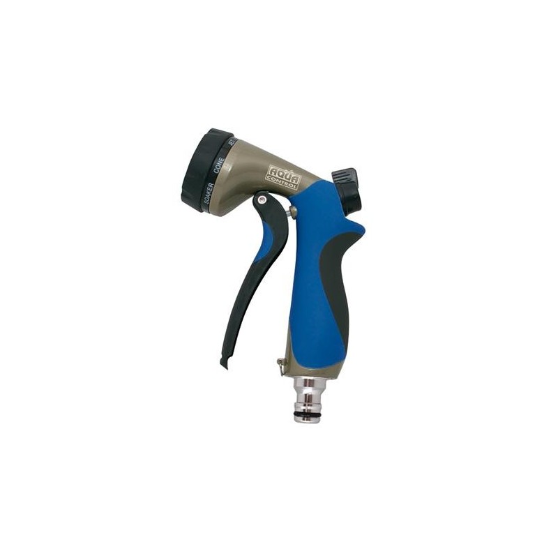 PISTOLA METAL CAUCHO 7 FORMAS AZUL AMT42