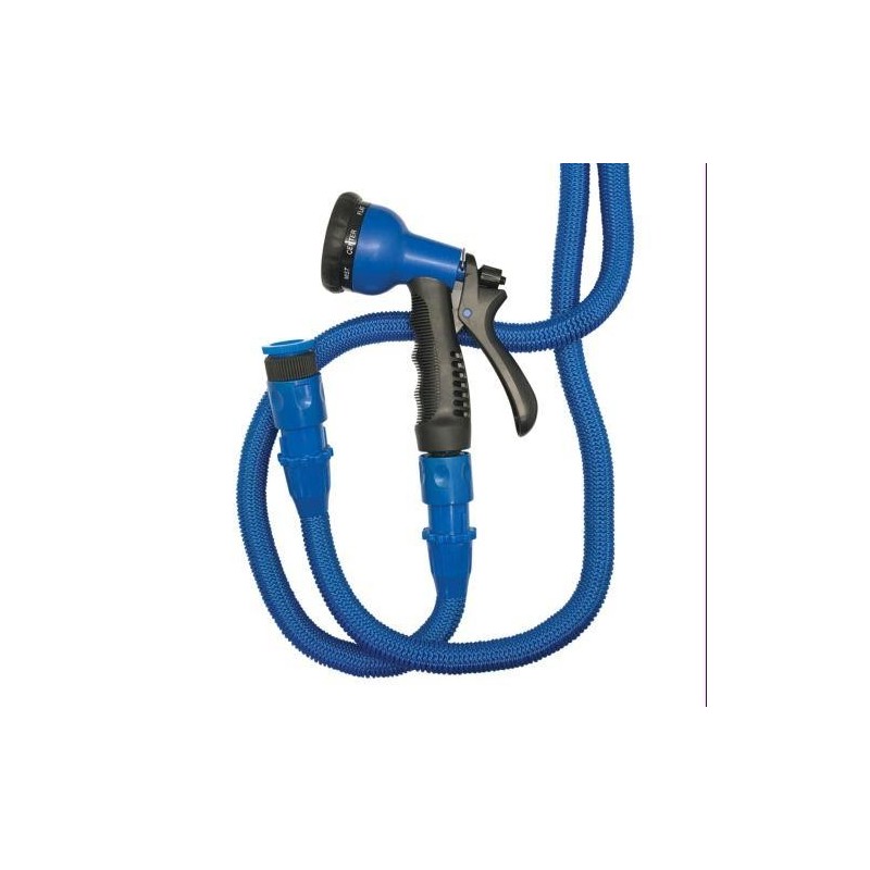 MANGUERA EXTENSIBLE 15M. 12MM. 8 BARES AZUL PRO