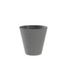 MACETA CON RESERVA DE AGUA 20CM. GRIS  HOOP