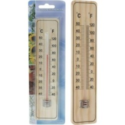 TERMOMETRO MADERA EXTERIOR 225X50X8MM