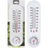 TERMOMETRO CON HYGROMETRO BLANCO 6X22CM