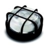APLIQUE REDONDO E27 100 W. NEGRO 4411G