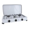COCINA GAS ESMALTADA C/TAPA BLANCA 3 FUEGOS -34196