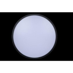 PLAFON HYDRA REDONDO SUPERF MARCO NEGRO 3600LM