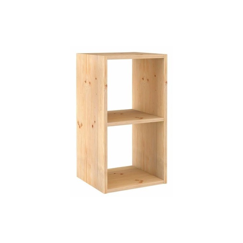 ESTANTERIA MODULAR 2 CUBOS DINAMIC PINO MACIZO