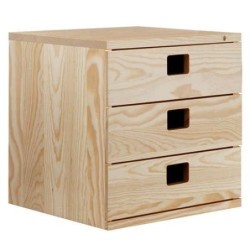 CAJONERA 3 CAJONES DE PINO DINAMIC DMCAJO.99