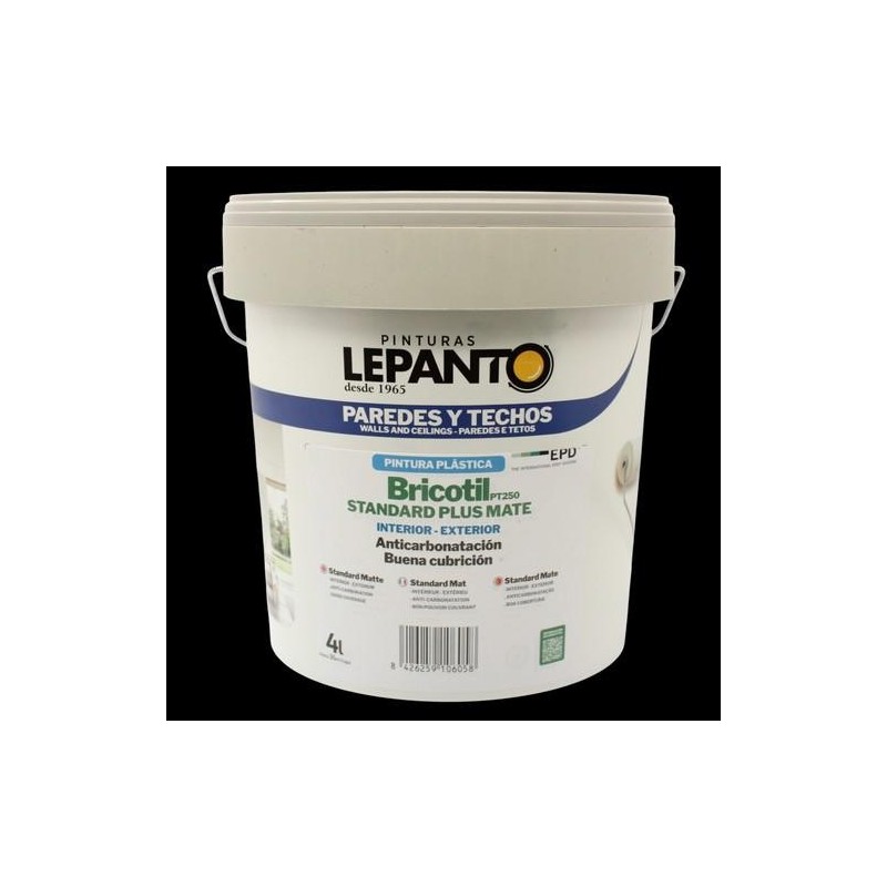 PINTURA PLASTICA BRICOTIL INT-EXT 15L  BLANCO MATE